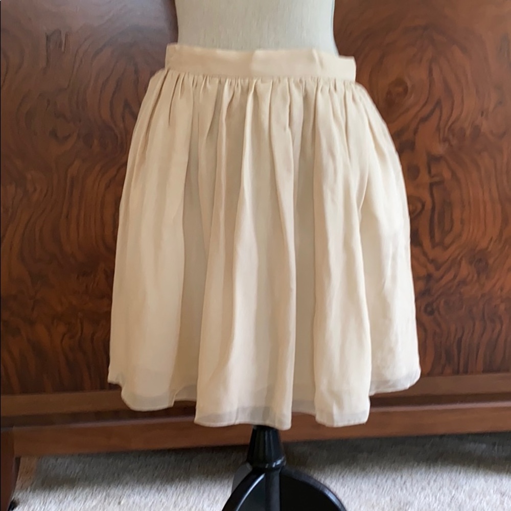 Flirty Anatomy Med chiffon Nude/Blush Skirt